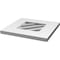 Ekena Millwork Diamond Surface Mount PVC Gable Vent: Non-Functional, w/ 3-1/2"W x 1"P Standard Frame, 18"W x 18"H GVPDI18X1801SN - alternate 5